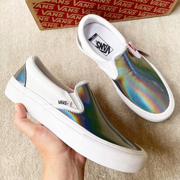 Vans Shoes - VANS Slip On Iridiscent Skate Shoes